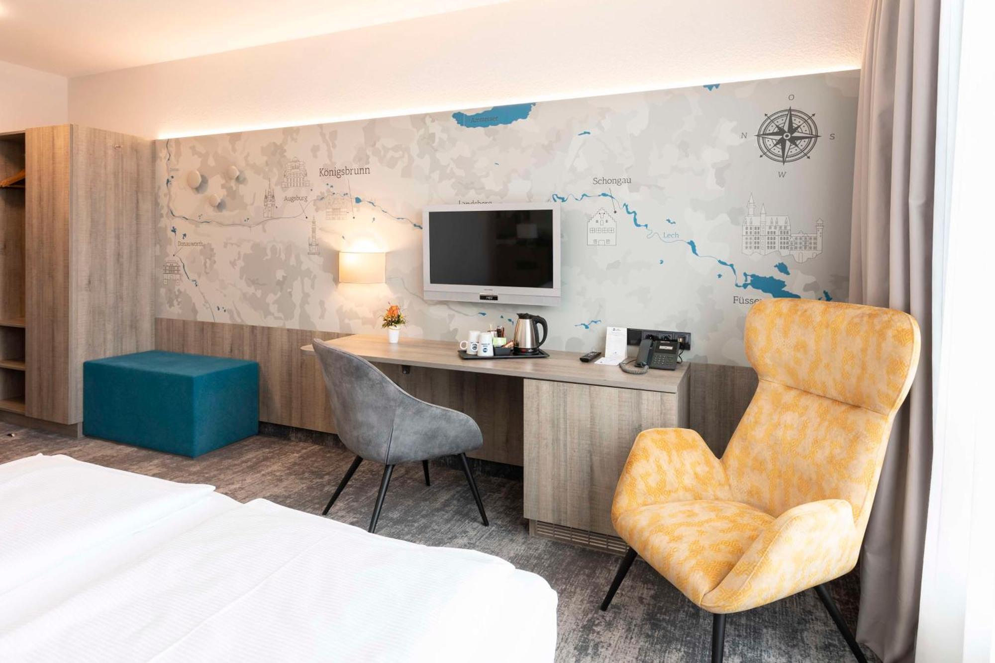 Best Western Hotel Am Europaplatz Königsbrunn Extérieur photo